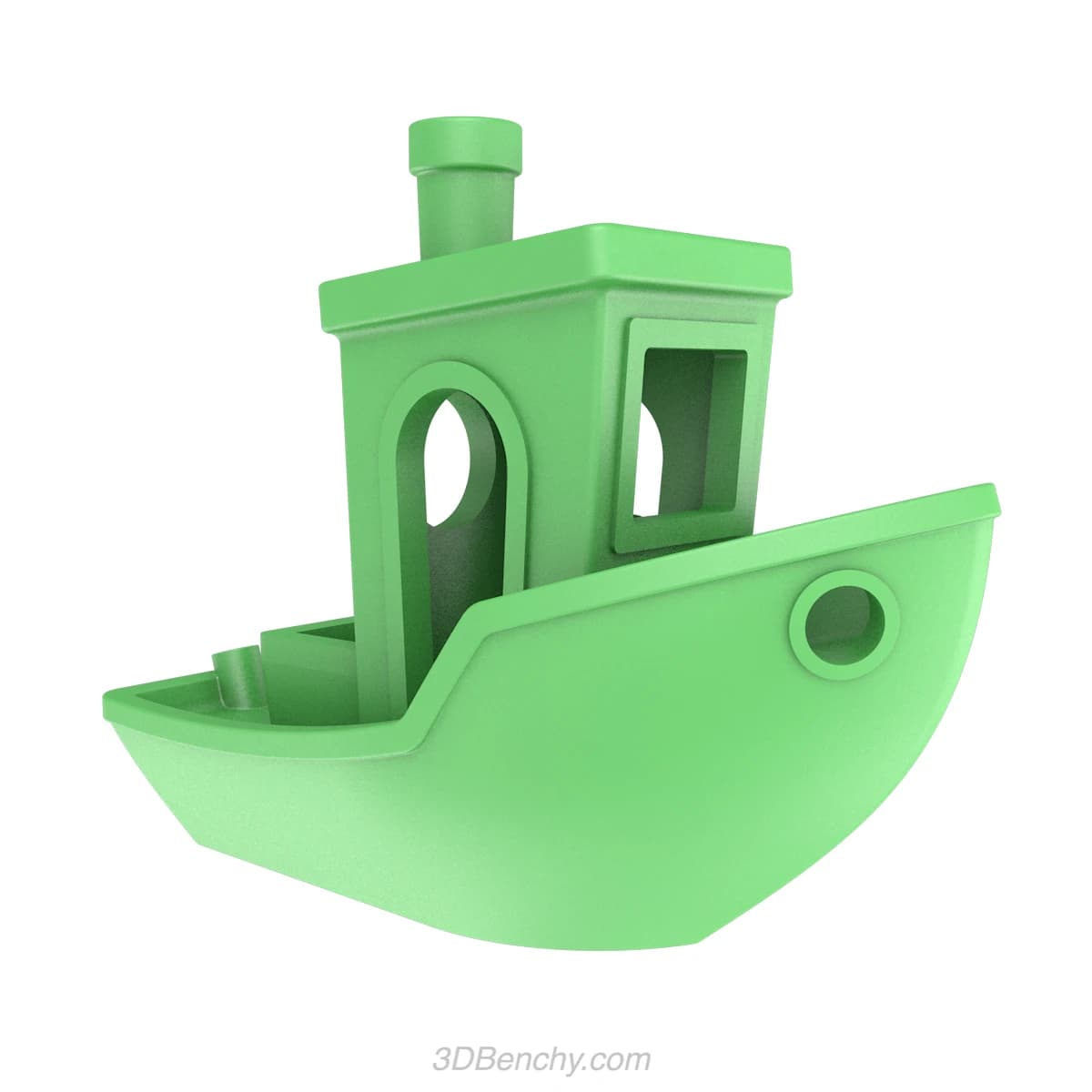 3DBenchy modelinin resmî 3B render görseli