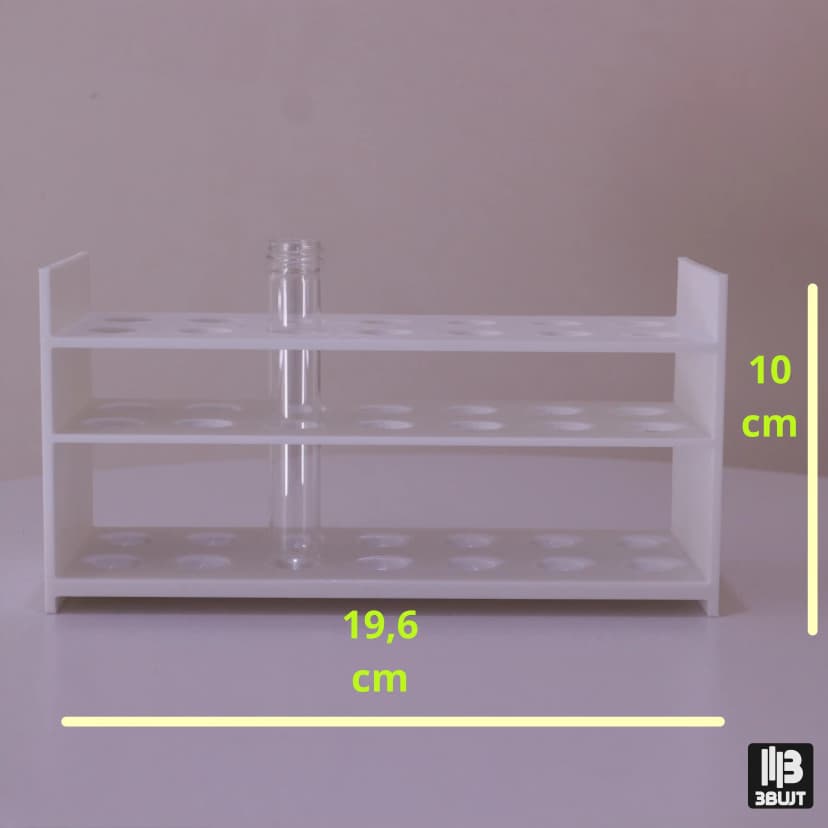 14'lü PETG test tüpü standı, 3BUUT FDM baskı
