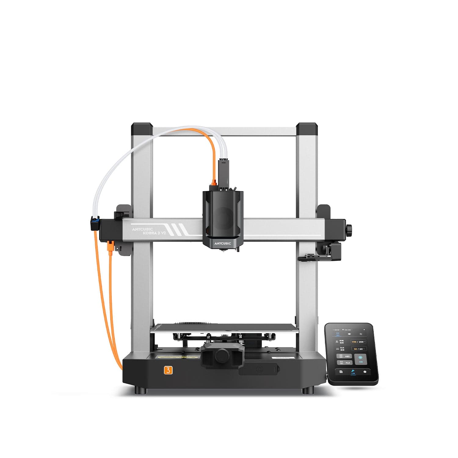 ACE Pro filament ünitesiyle birlikte Anycubic Kobra 3 V2 Combo çok renkli 3D yazıcı